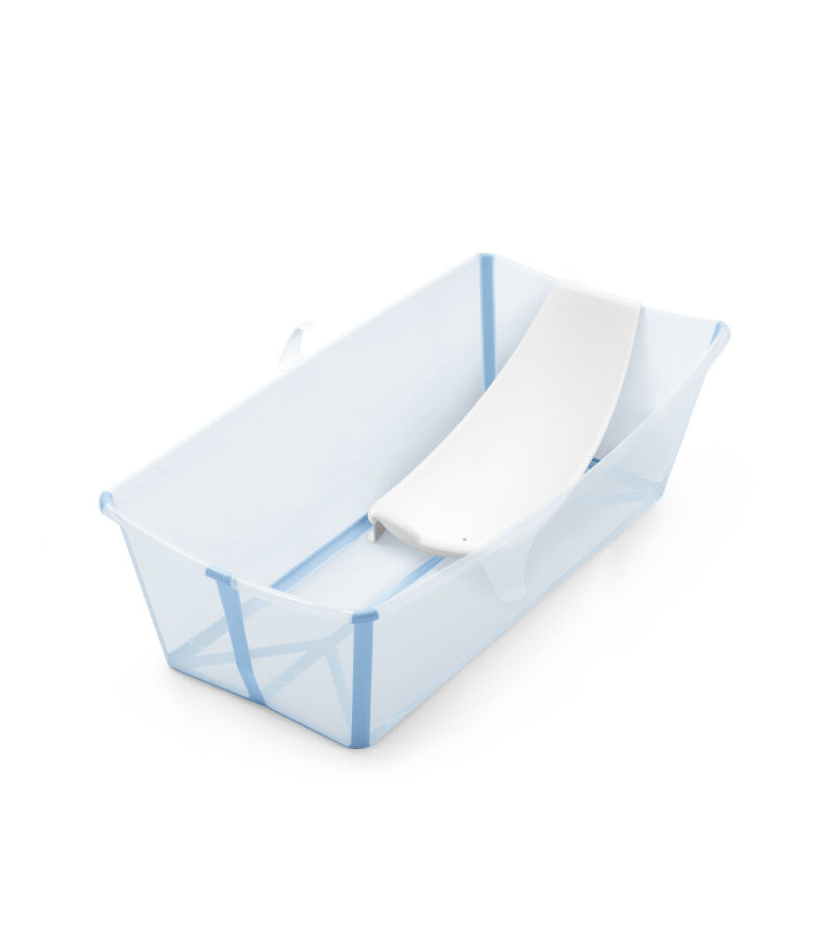 Stokke® Flexi Bath®折疊式浴盆加大款套件海洋藍, 海洋藍, mainview